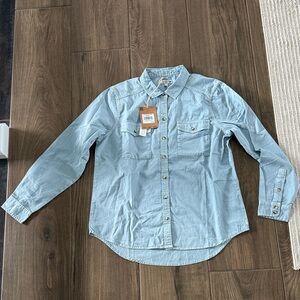 Toad&Co Light Blue Casual Button Down Shirt